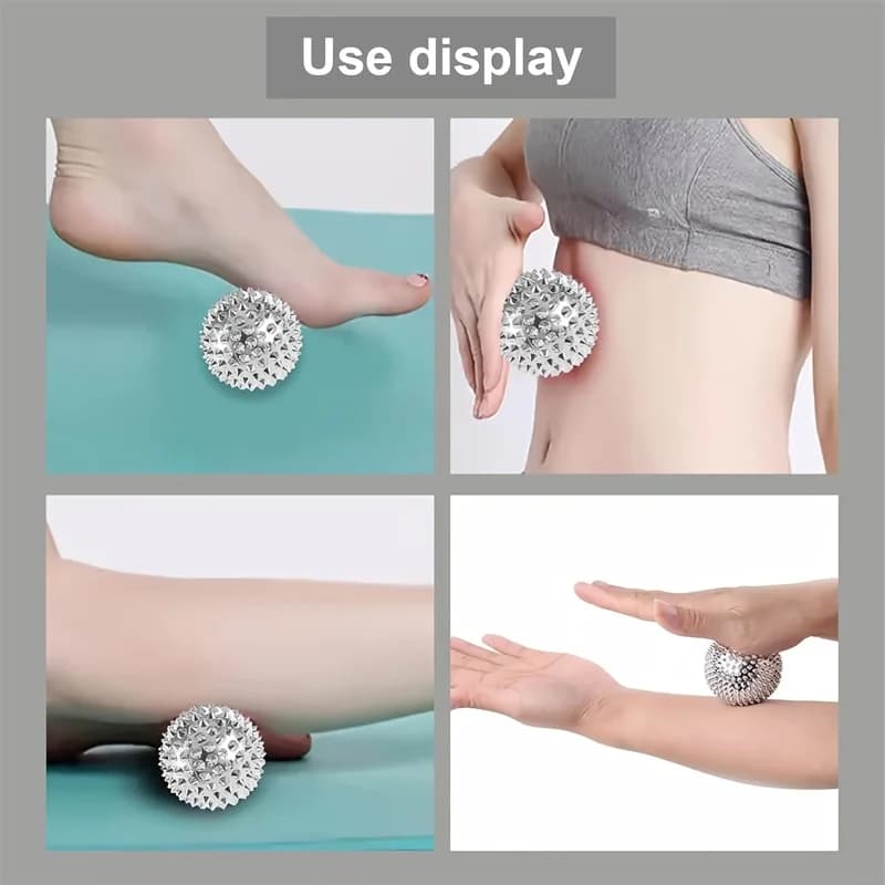set of two magnetic acupressure balls for foot hand and back — image 6
