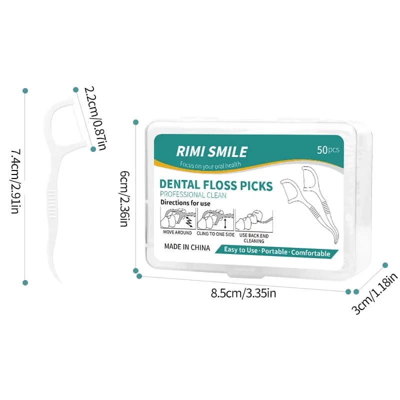 ultra fine dental floss sticks — image 3