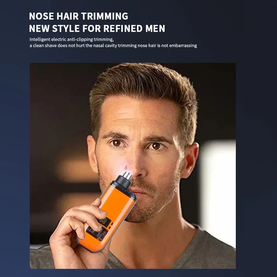 portable electric ear and nose hair trimmer — image 6