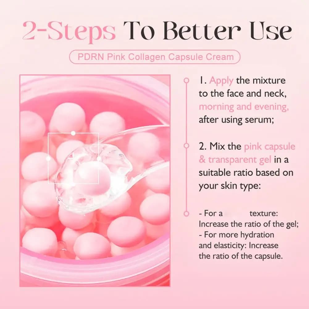 Pink collagen cream tube with PDRN and vitamin C — image 5