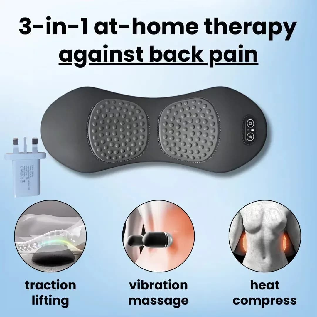 Emeka 3-in-1 back massager pillow with heat and vibration — image 7
