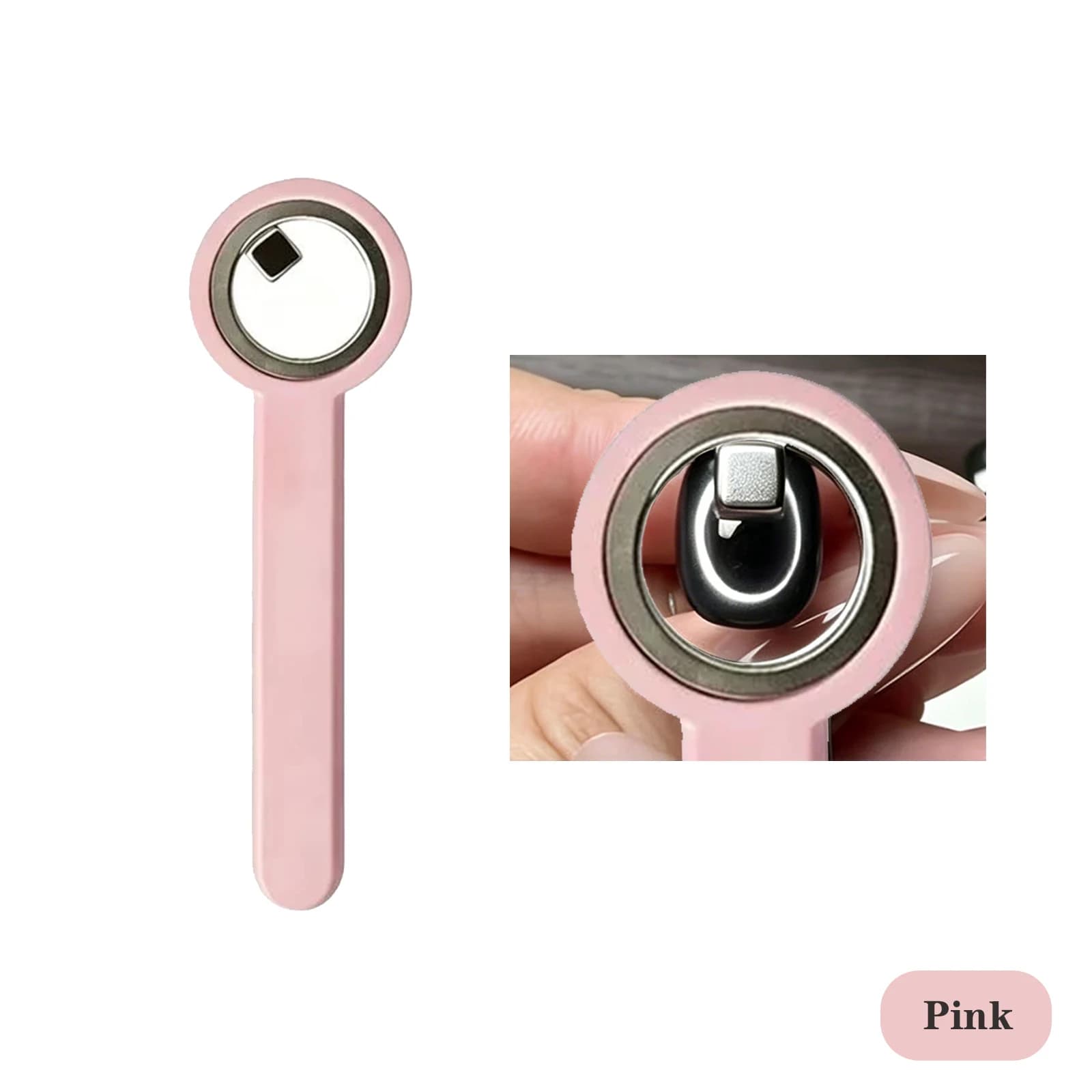 cat eye magnetic nail ring with handle — image 1
