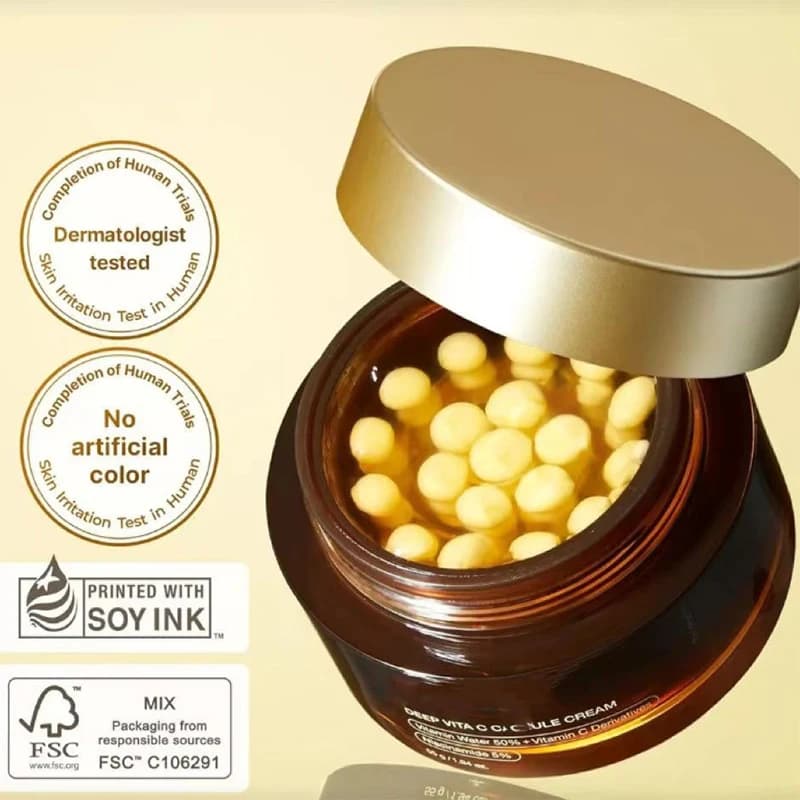 Vita C collagen anti-wrinkle face cream tube — image 8