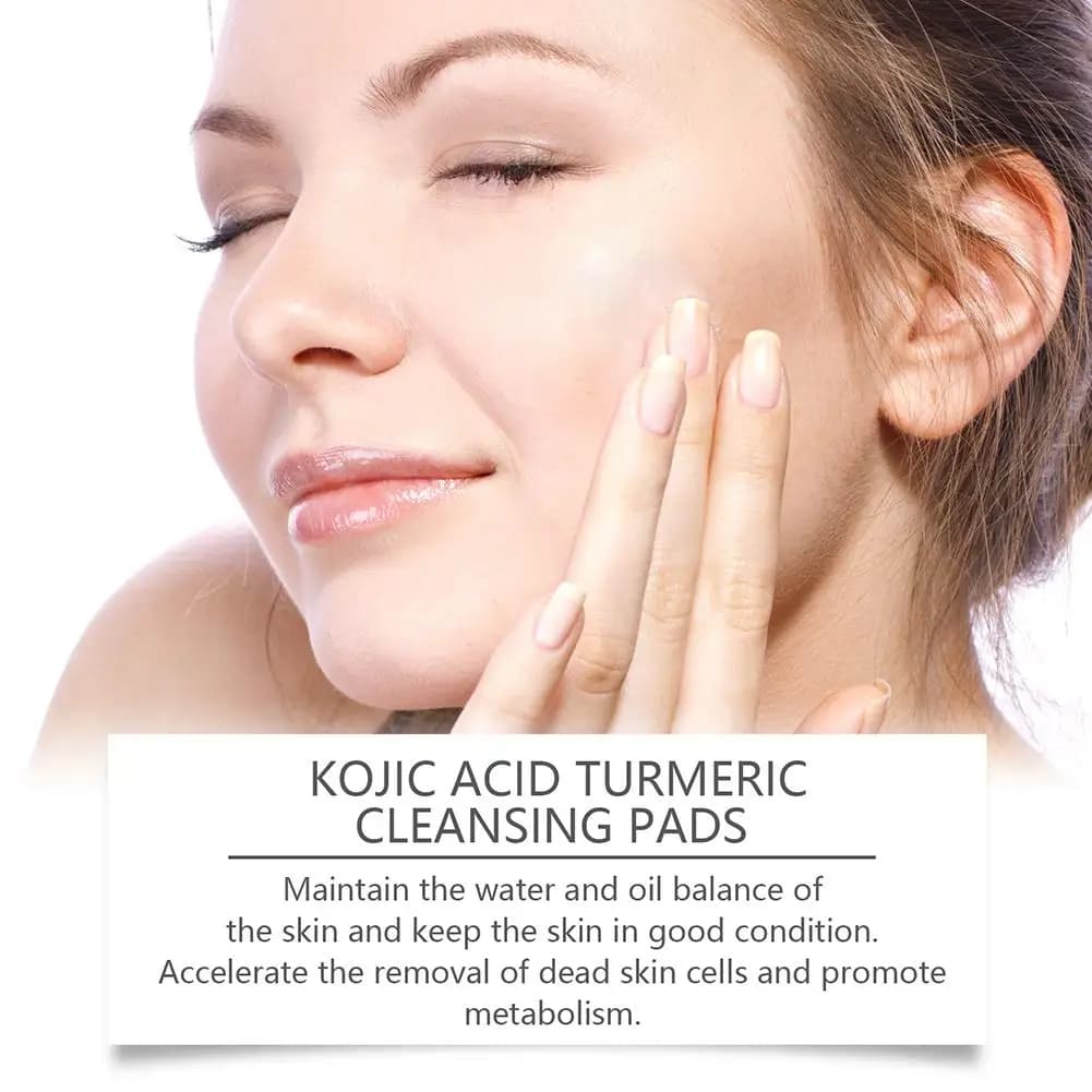 turmeric kojic acid lemon facial exfoliating pads — image 5