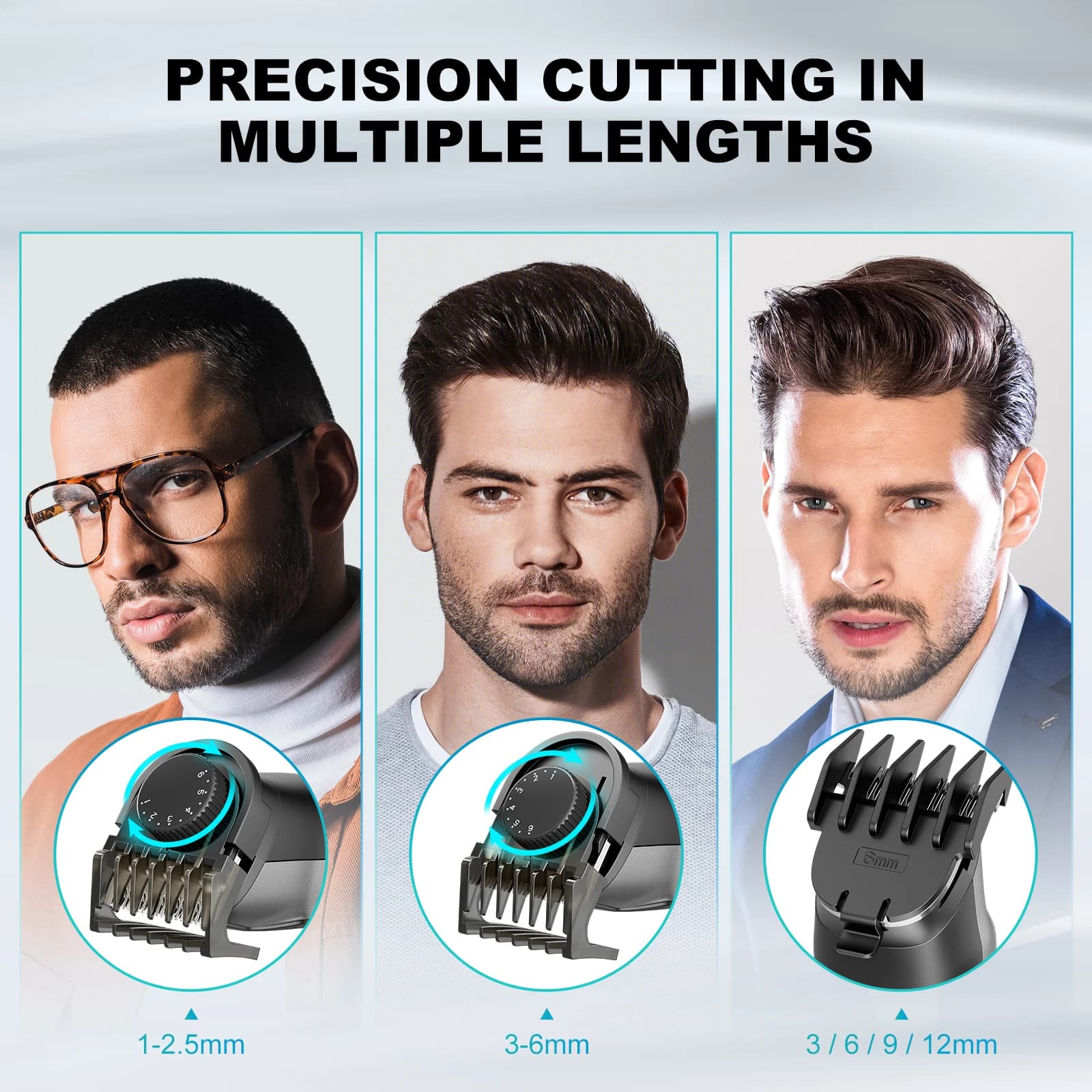 Kensen S30 4-in-1 cordless hair clipper with LED display — image 5