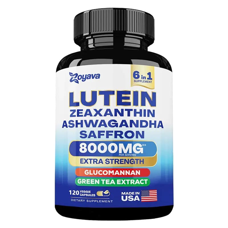 bottle of lutein zeaxanthin saffron eye supplement — image 7