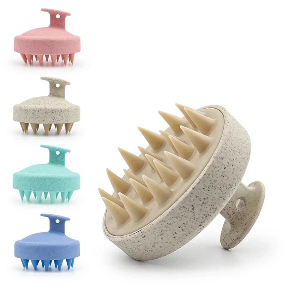 Silicone shampoo and body massage brush — image 3