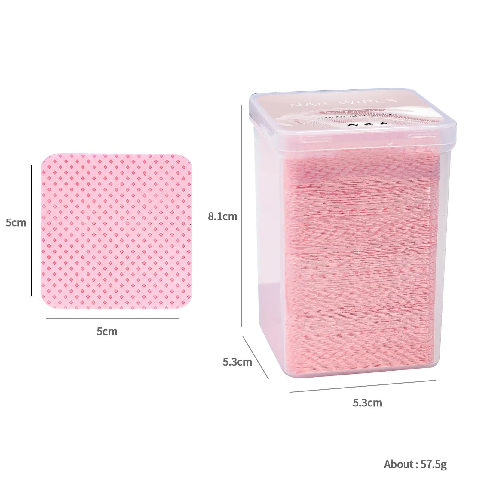 lint-free nail polish remover cotton wipes — image 6