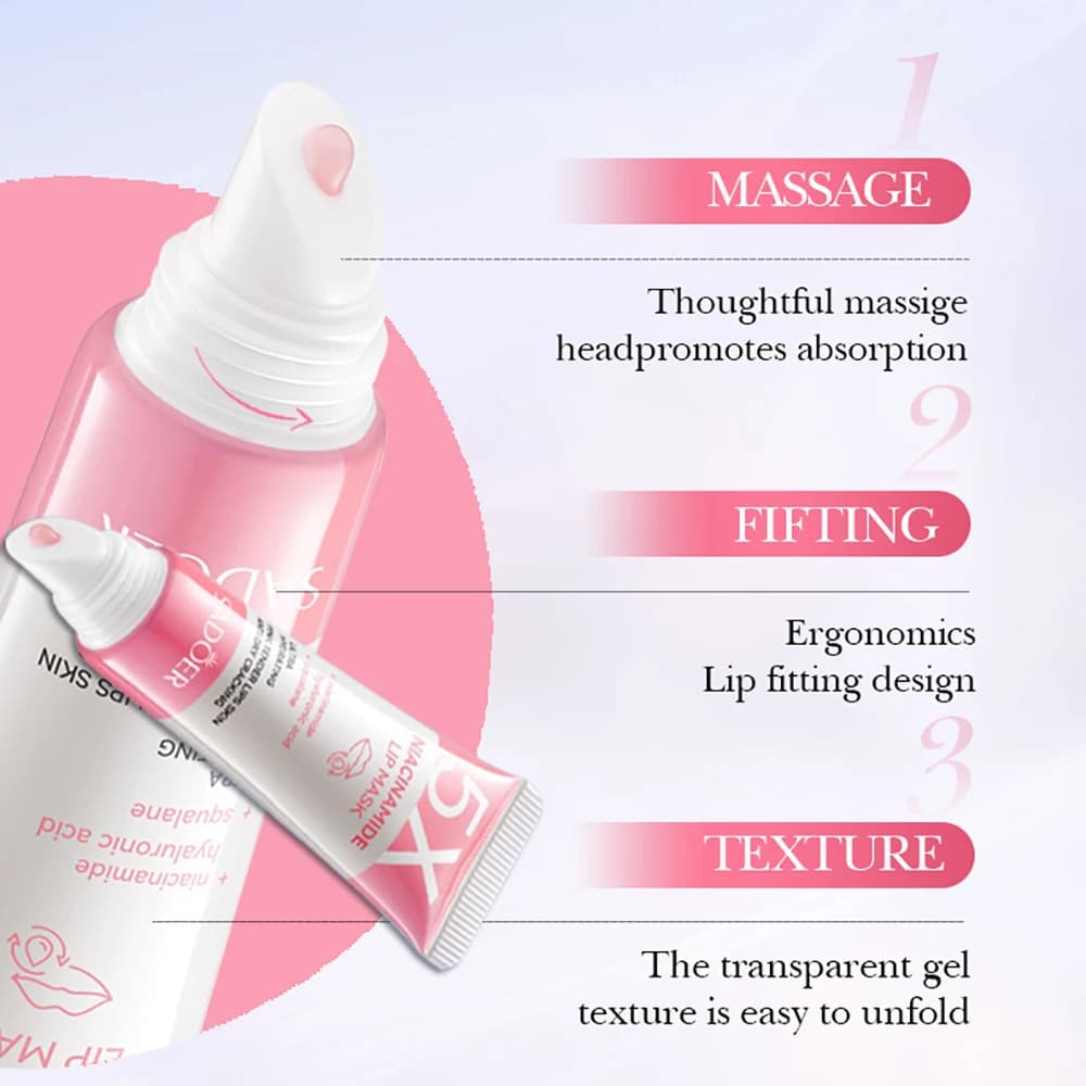 Niacinamide plumping lip mask tube — image 5