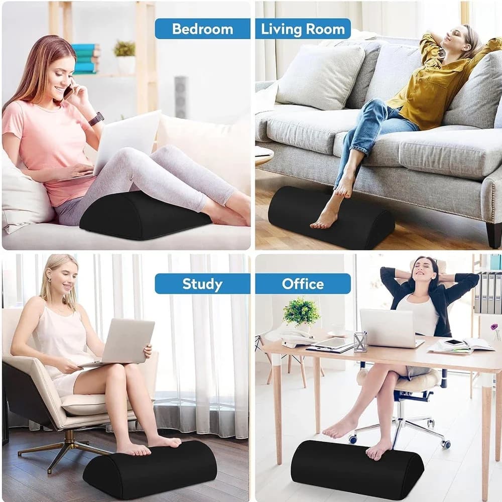 Memory foam foot rest with washable cover — image 6
