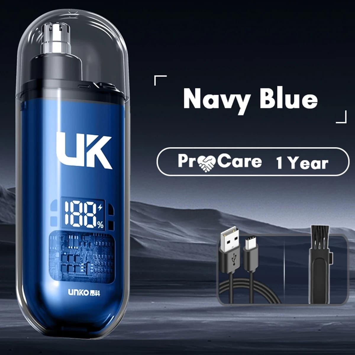 mini pocket electric nose and ear hair trimmer — image 7