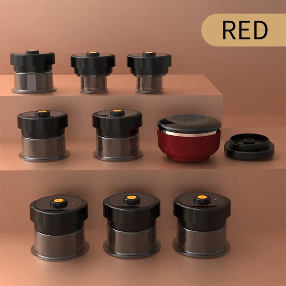 electric cupping massager with eight silicone cups — image 7