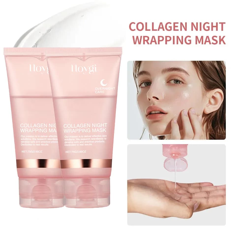 Collagen overnight peel-off facial mask set — image 3