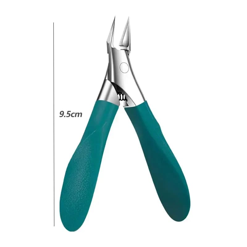 stainless steel toenail clipper with straight blade — image 8