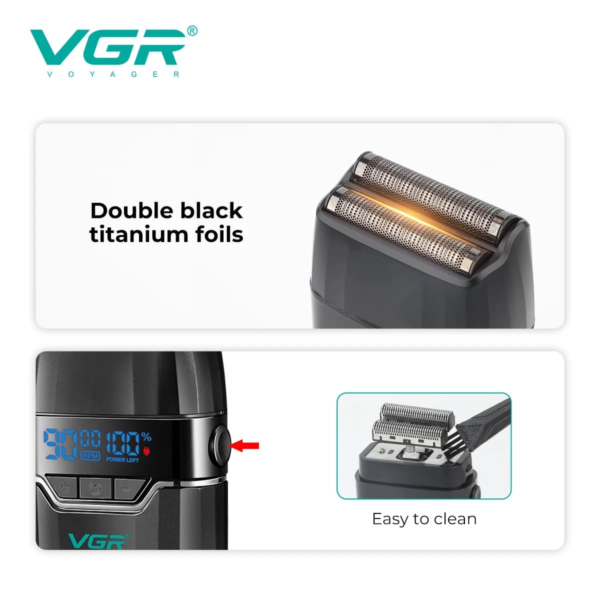 VGR cordless hair trimmer for men — image 6