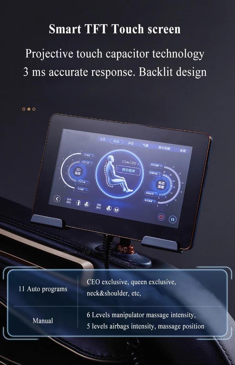 4D Intelligent Massage Chair with Zero Gravity/Heating/Full Body — image 7