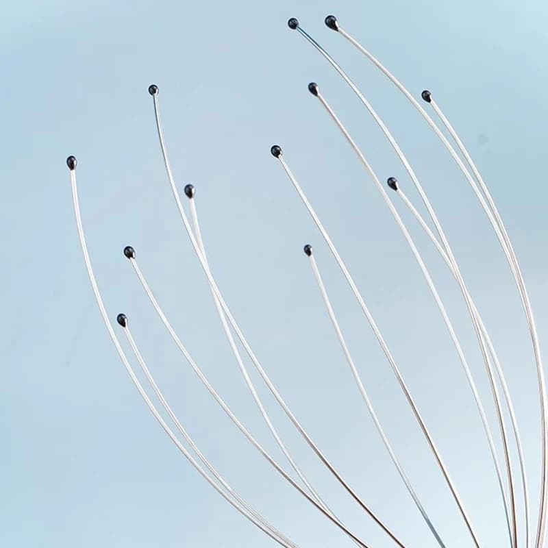 stainless steel octopus head massager — image 3