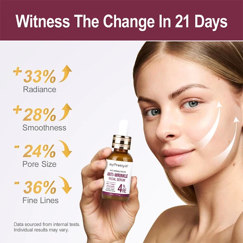 Retinol face serum bottle with collagen and hyaluronic acid — image 6