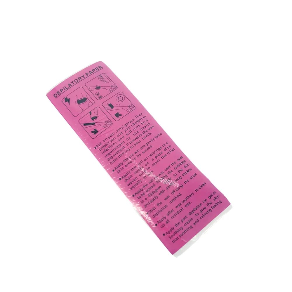 pack of 100 nonwoven wax strip rolls for hair removal — image 5