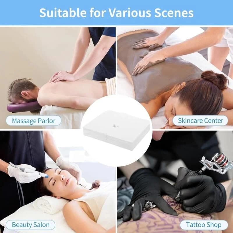 Disposable face cradle covers for massage pillow — image 5
