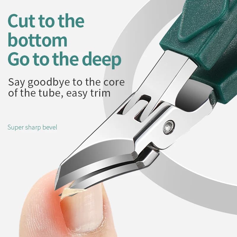 stainless steel toenail clipper for ingrown nails — image 3