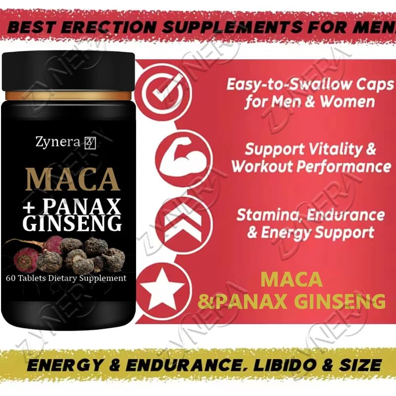 organic maca root tablets bottle — image 3