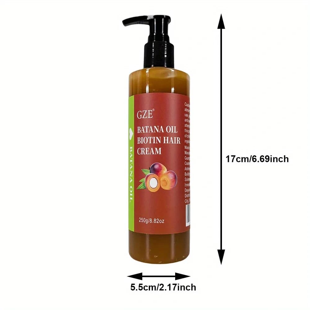 Batana oil and biotin hair cream tube — image 4