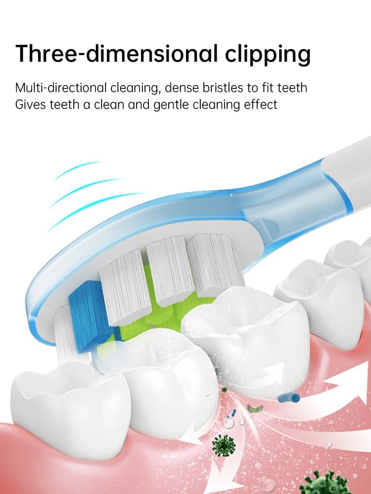 Pack of 8 Philips Sonic toothbrush replacement heads — image 3