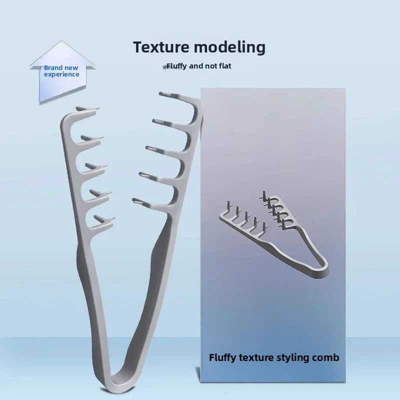 portable plastic styling comb set for men — image 3