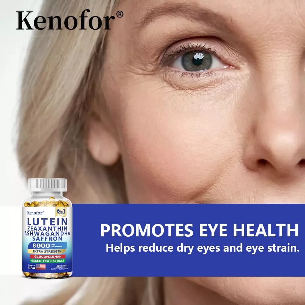 bottle of lutein and zeaxanthin supplement — image 5
