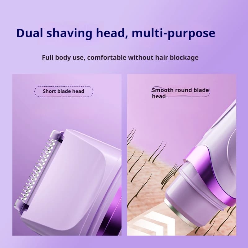 waterproof mini bikini trimmer with double heads — image 3