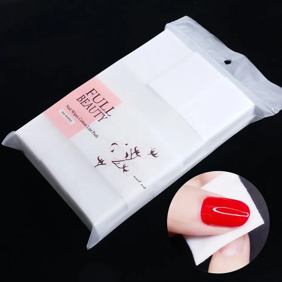 Box of lint-free nail polish remover wipes — image 7
