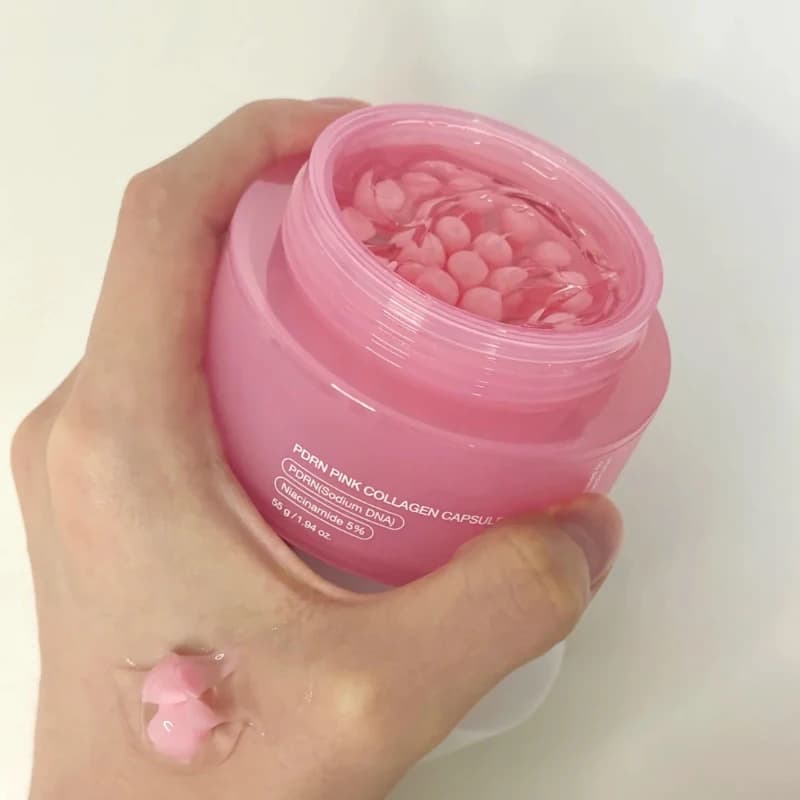 Pink collagen capsule cream with niacinamide — image 3