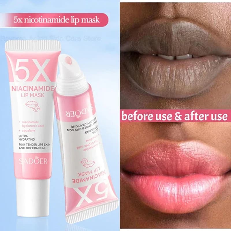 dark lip lightening balm with exfoliating gloss — image 1
