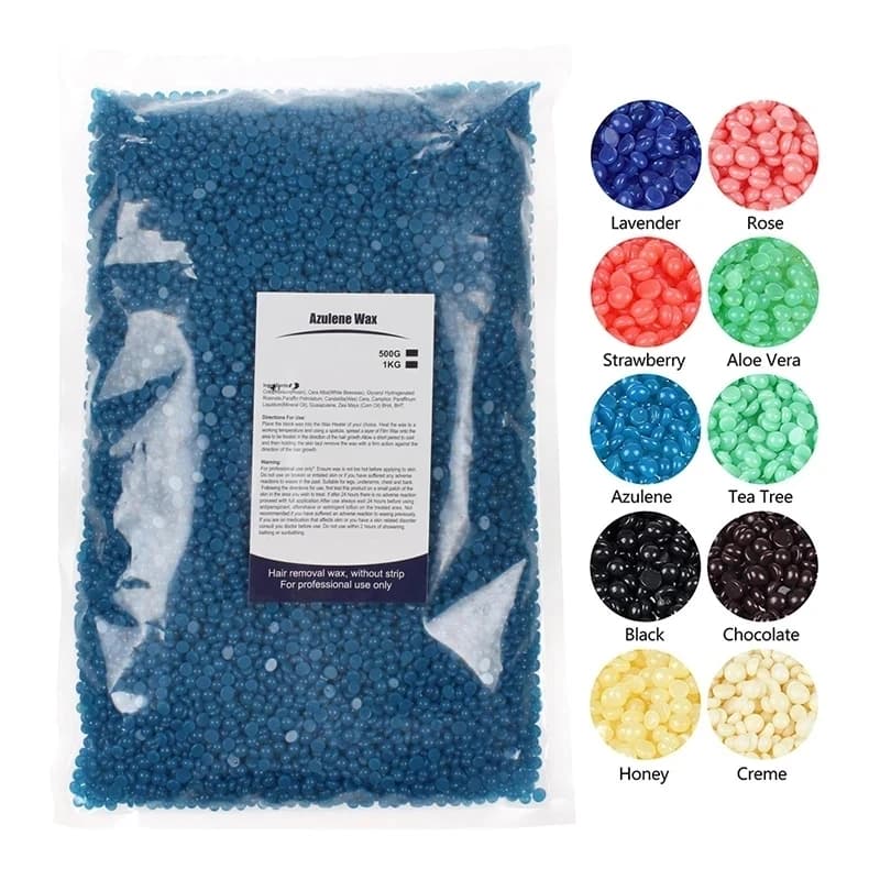 Hard Wax Beans – 500 g Solid Hair Remover (No‑Strip, Hot)