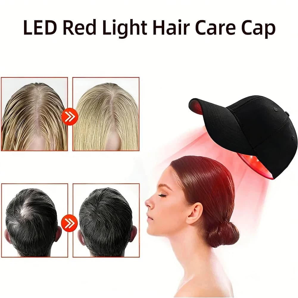 Red light therapy hair cap with LED array — image 3