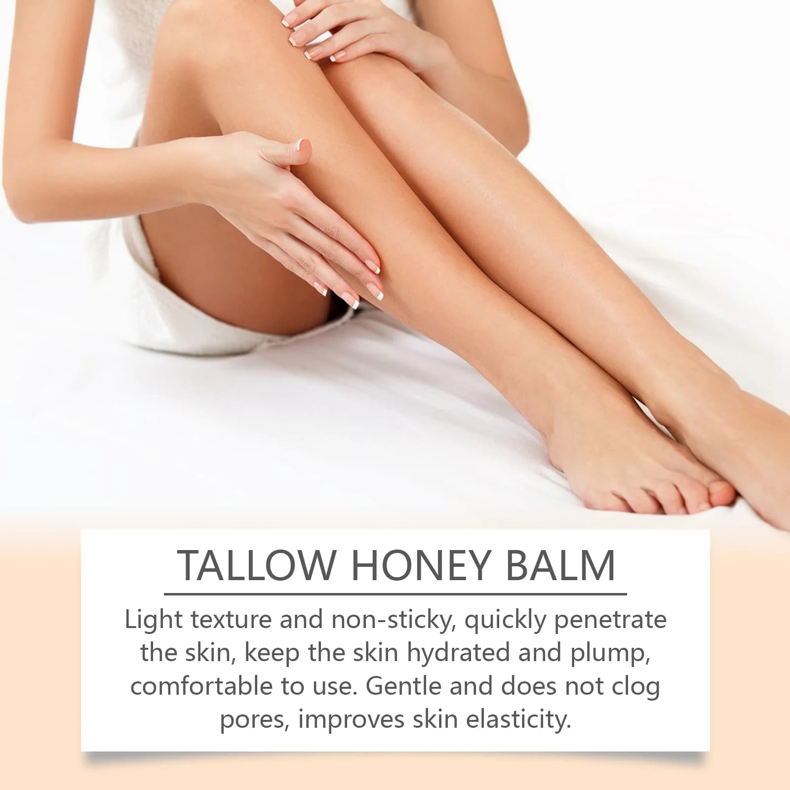 beef tallow and honey brightening cream jar — image 5