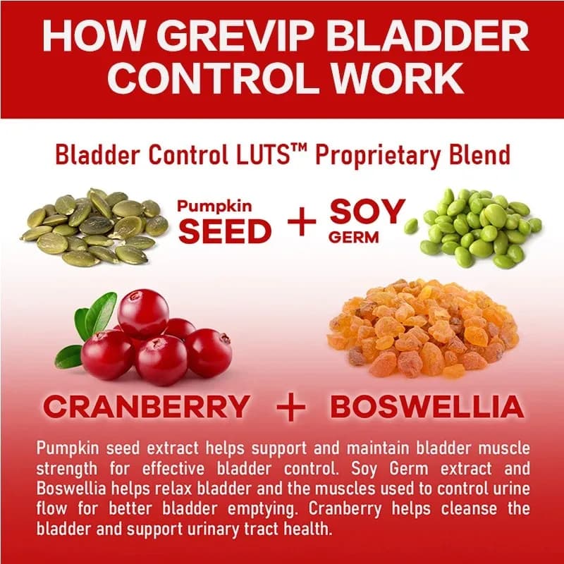 bladder control supplement bottle — image 2