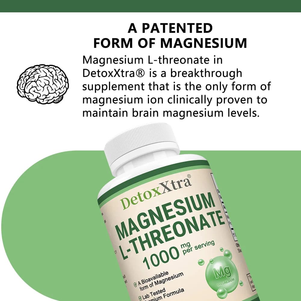 bottle of magnesium l-threonate capsules — image 3