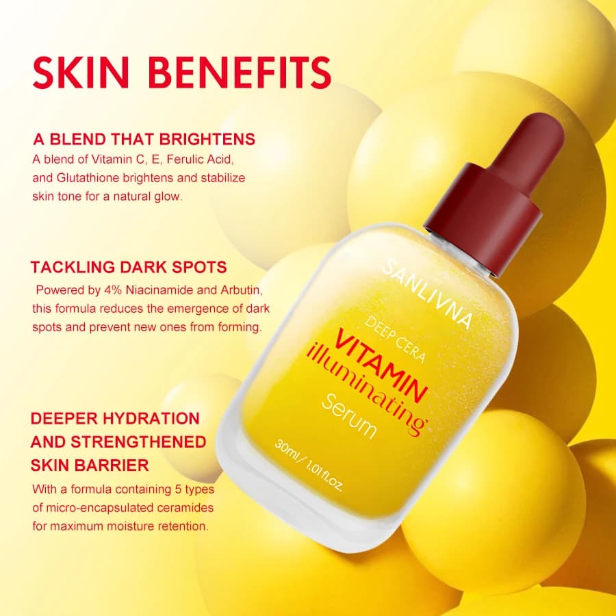 Vitamin C and niacinamide brightening facial serum — image 6