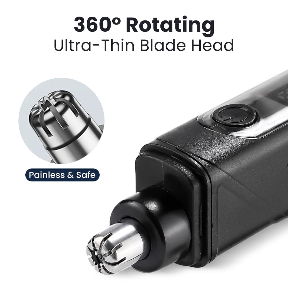 Rechargeable nose hair trimmer for men — image 3