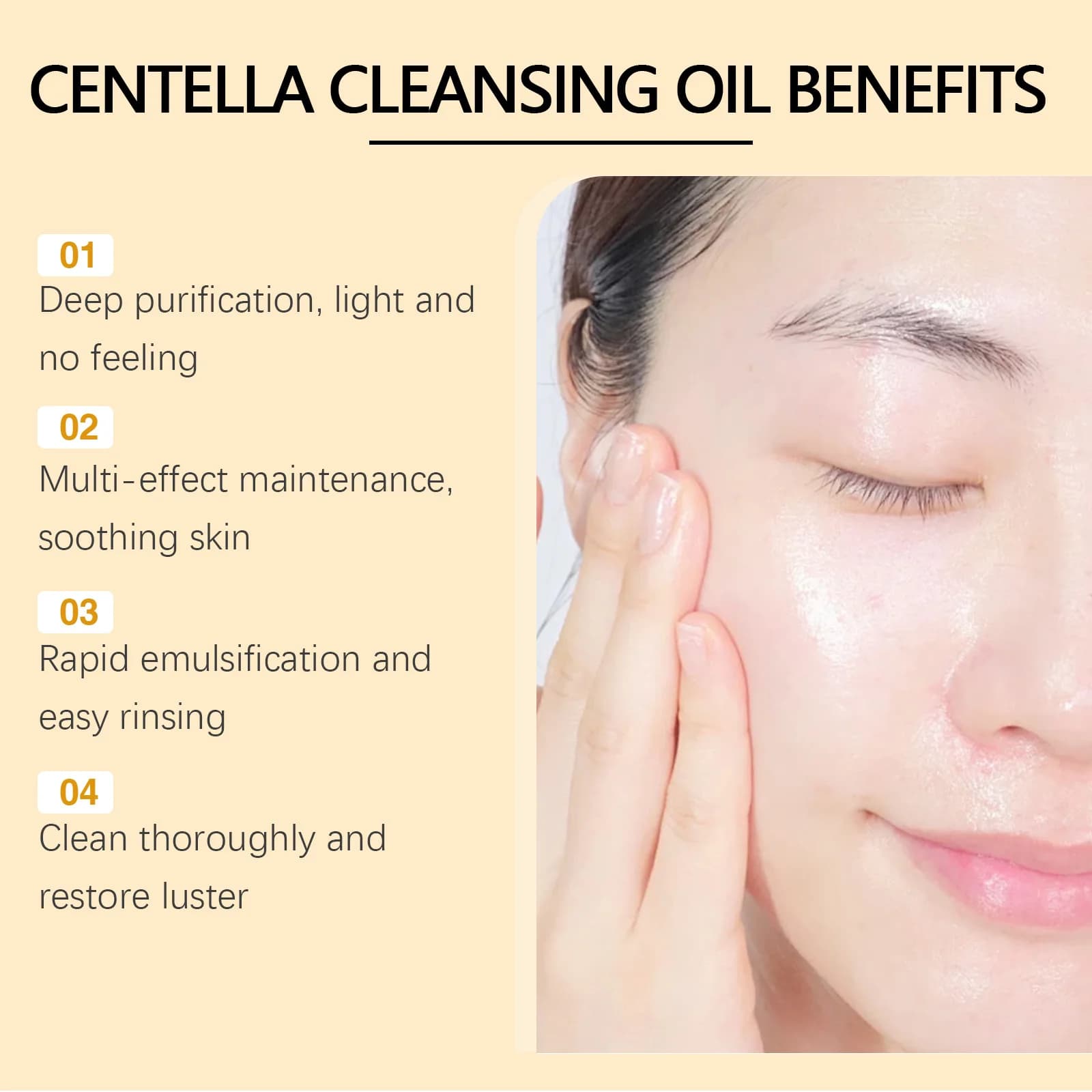 Centella gentle makeup remover oil and serum set — image 3