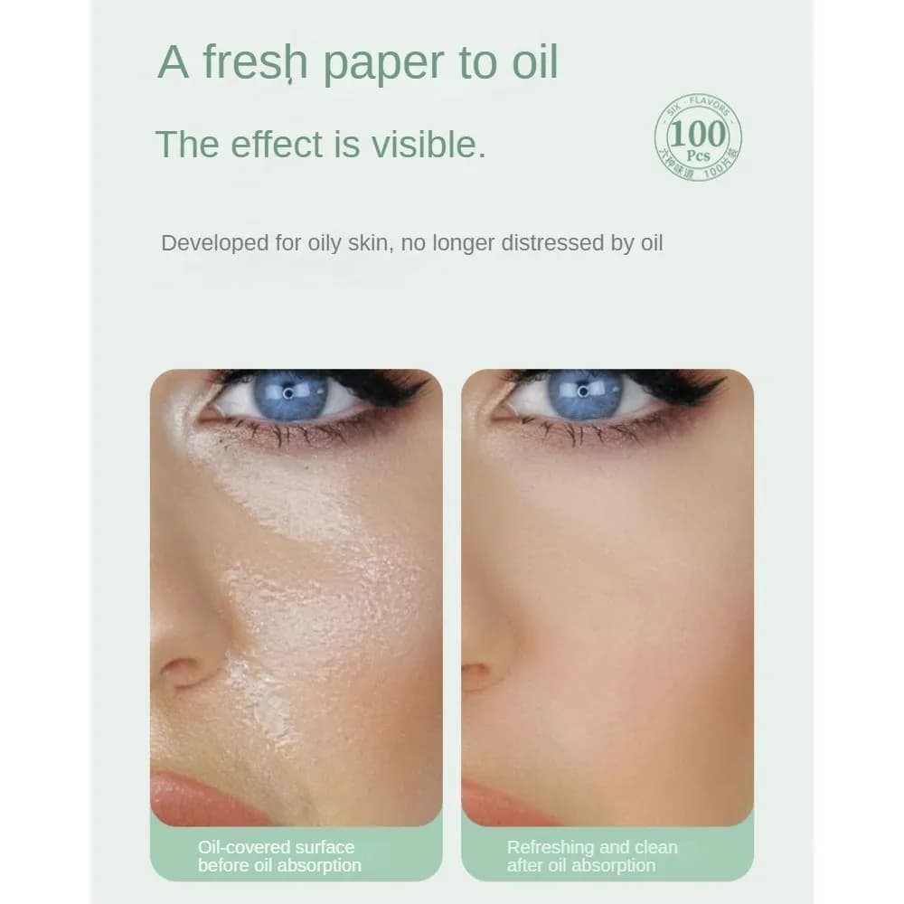 facial oil-absorbing paper sheets — image 3