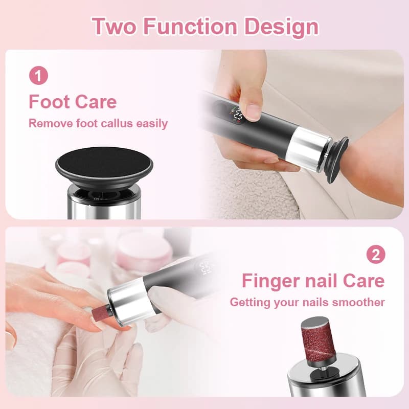 electric foot file and nail polisher — image 4