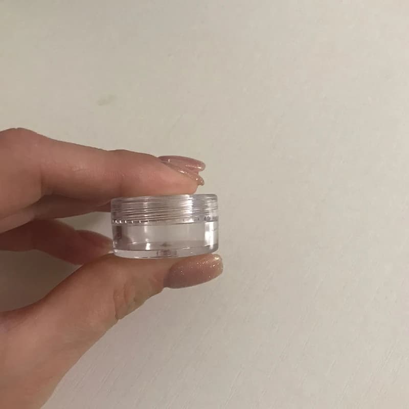 clear 5 g sample cream jar — image 5