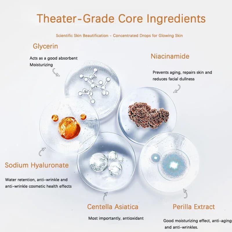 collagen and hyaluronic acid face mask sheet — image 4