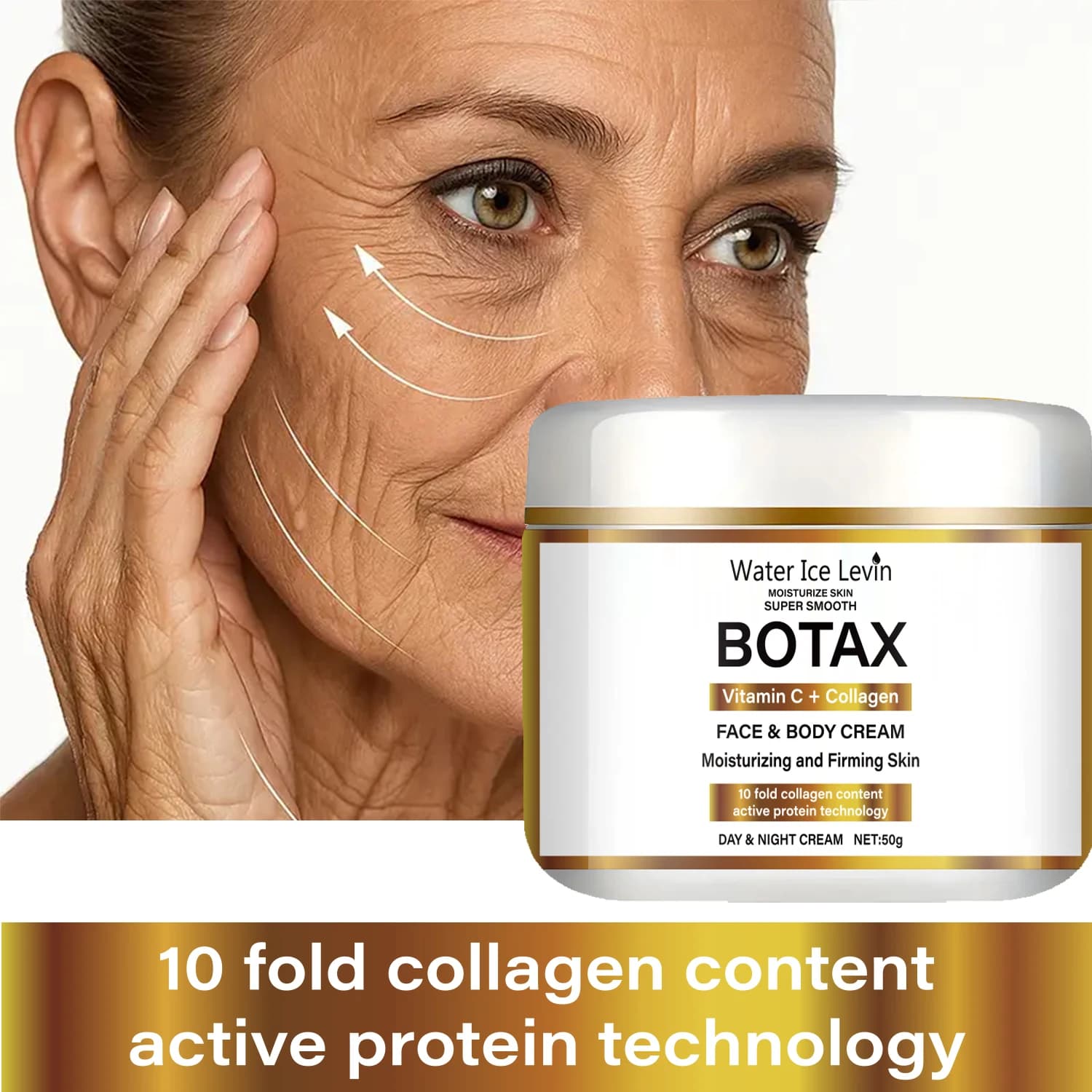 Niacinamide collagen firming cream jar — image 1