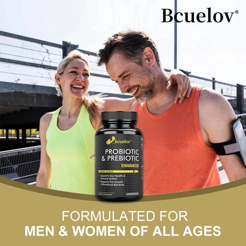bottle of probiotic and prebiotic supplement — image 5