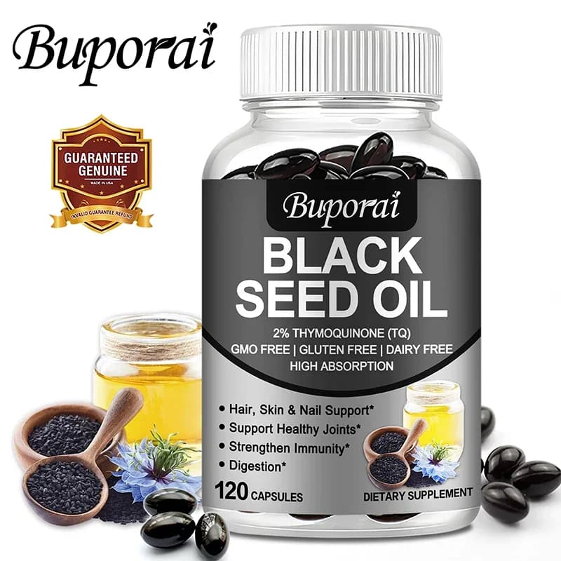 bottle of black seed oil — image 3