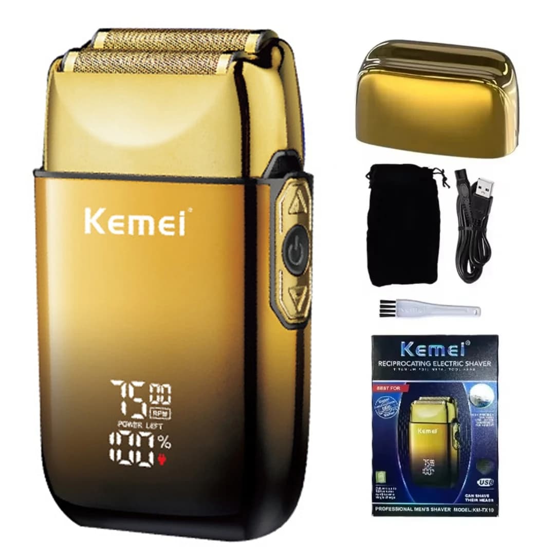 Kemei TX10 rechargeable foil shaver — image 1